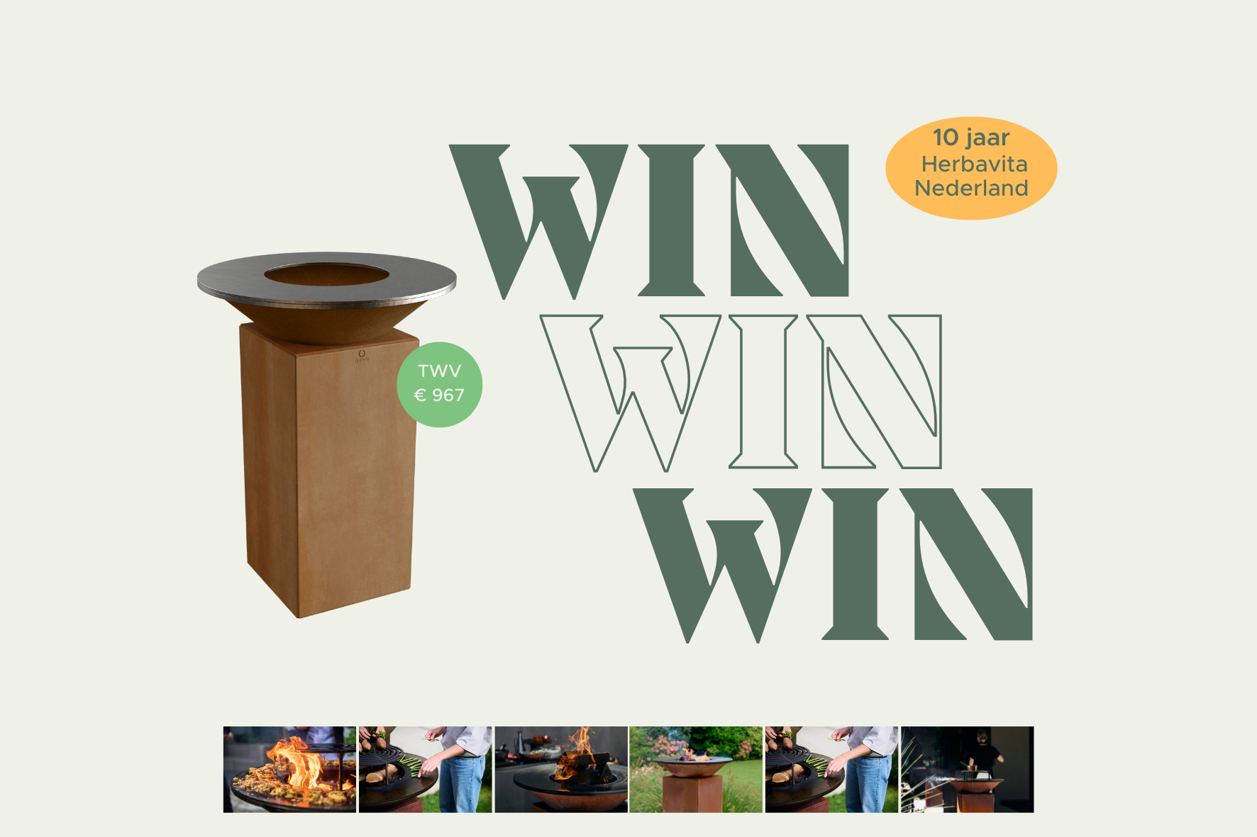 Win een vuurschaal BBQ! | Herbavita